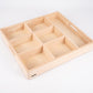 Rainbow wooden super set & 7 way tray