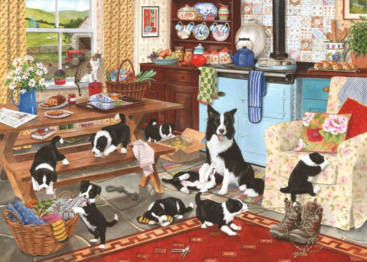 Collie Wobbles 1000 Piece Puzzle