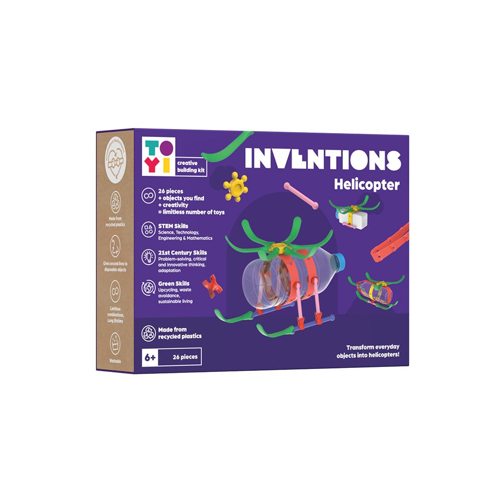 Toyi Inventions Helicopter Building Kit