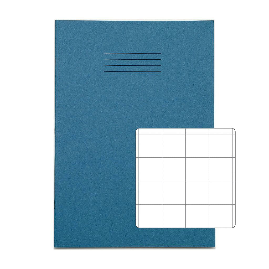 RHINO A4 Exercise Book - 20MM Squared | 80pg/10pk