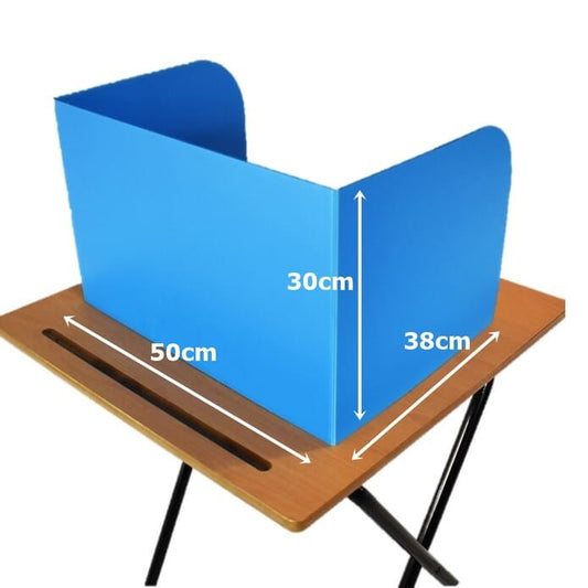 Blue Pop up Desk Screen - Single