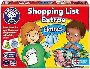 Shopping List Extras - Clothes