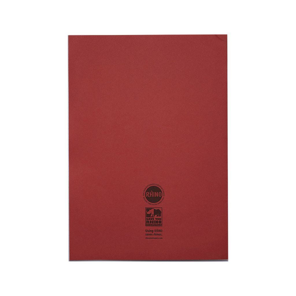 RHINO A4+ 13 x 9 Oversized Exercise Book - 8MM Lined W/ Margin |80pg/10pk