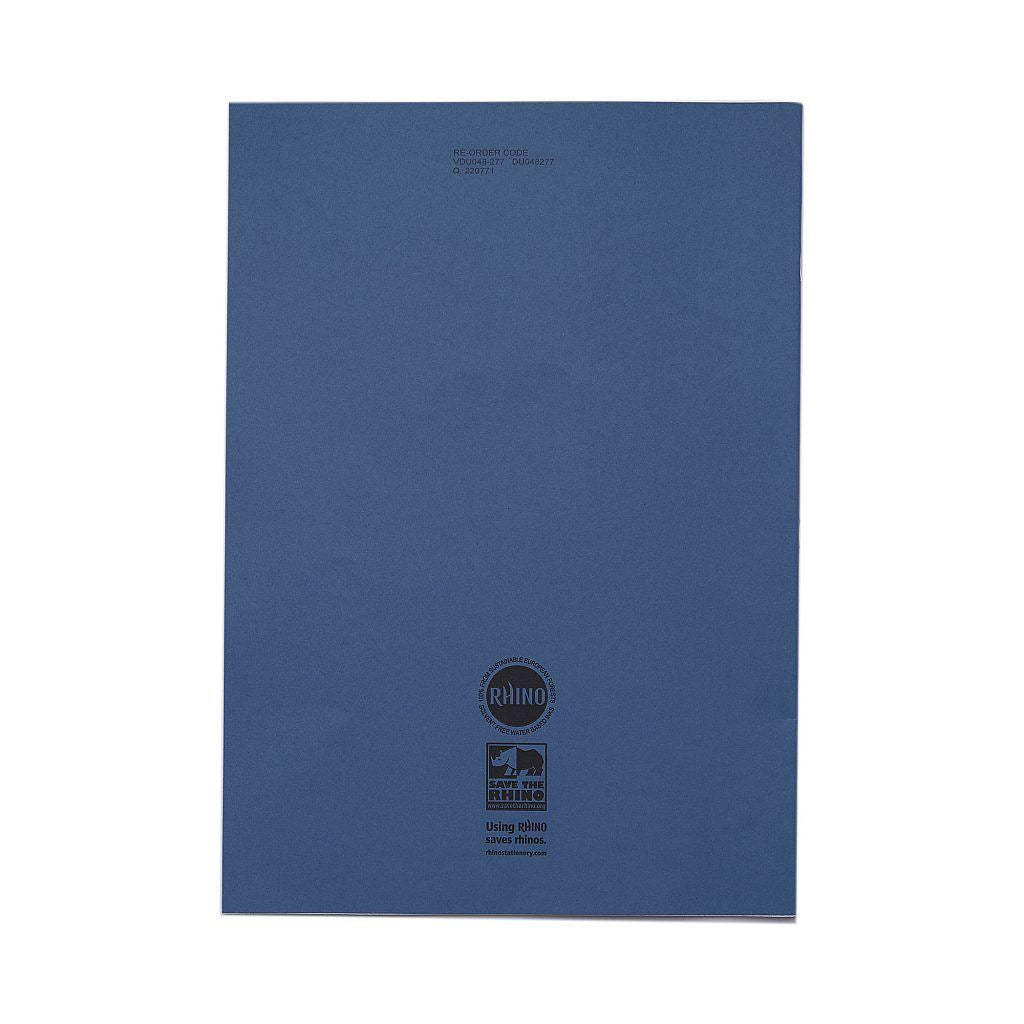 RHINO A4+ 13 x 9 Oversized Exercise Book - 8MM Lined W/ Margin |80pg/10pk