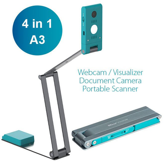 IRIScan Visualizer 7 Dyslexic Edition: 4-in-1 4K Document Camera, Scanner, and Reading Aid