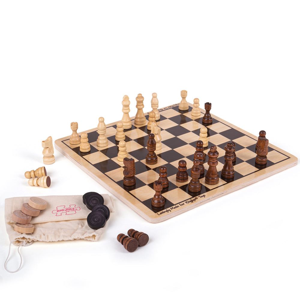 Draughts and Chess Set