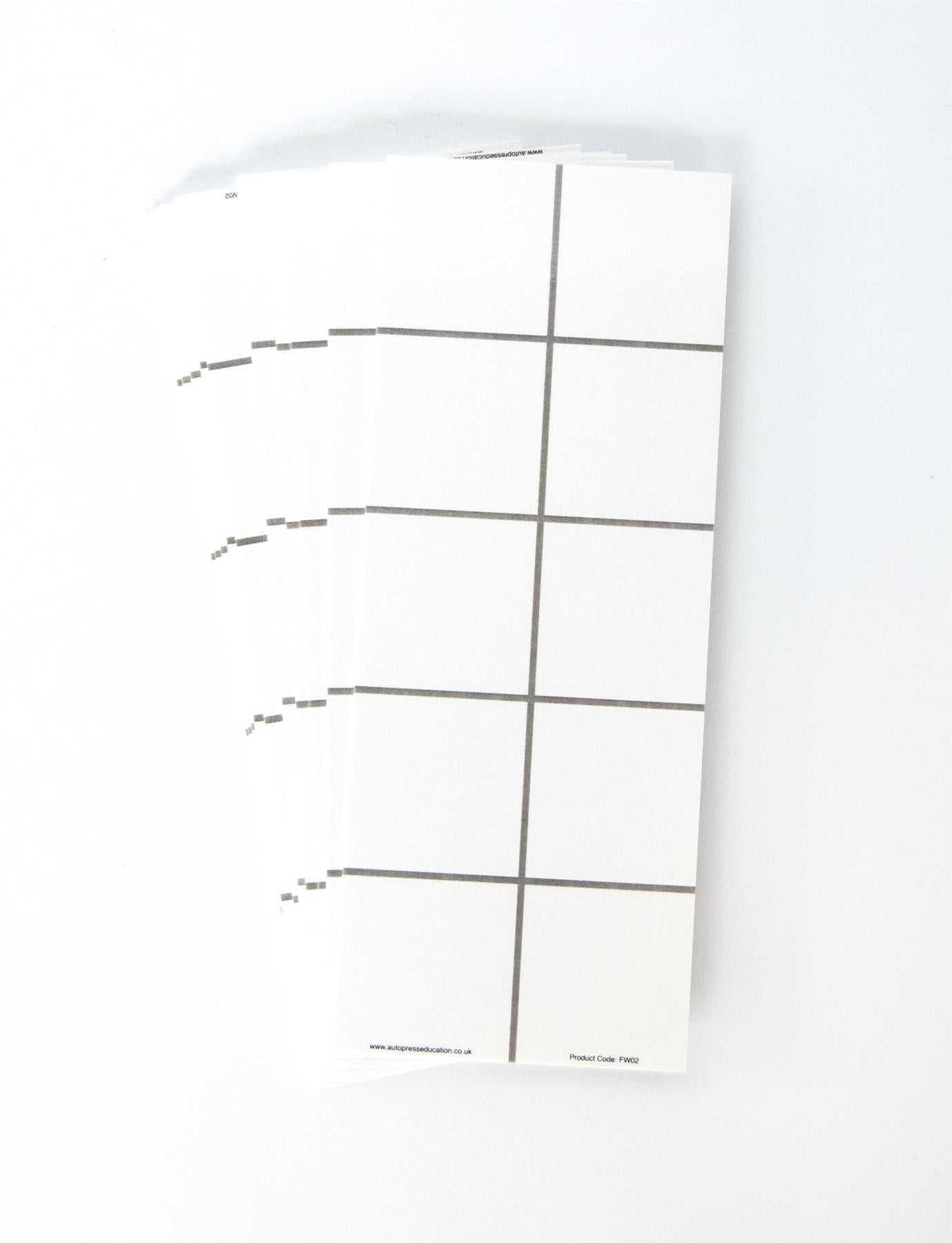 Tens Frames – Blanks (Set of 10)