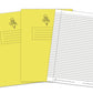 Narrow Lined Handwriting Exercise 2 Book Bundle – Yellow