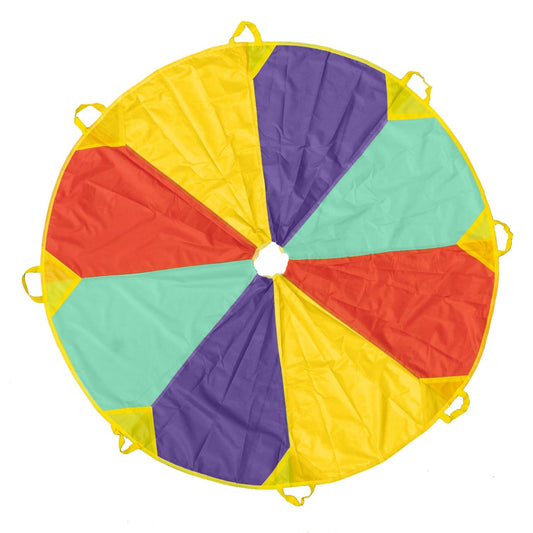 6ft Parachute Play Tent Kids Game with 8 Handles