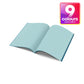 A4 - 10mm Squared Tinted Exercise Book - (Blue Cover)