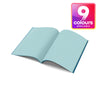 A4 - 10mm Squared Tinted Exercise Book - (Blue Cover)