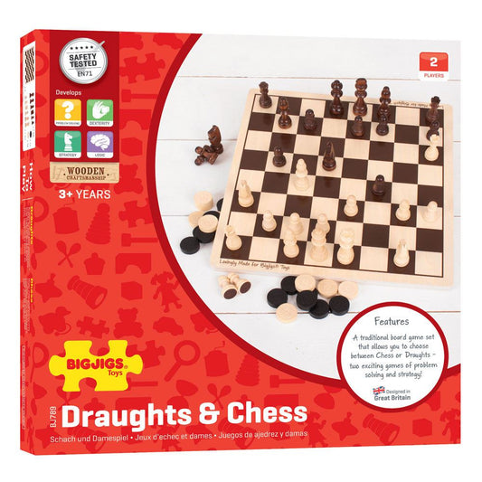 Draughts and Chess Set