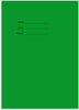 A4 - Project Book - 10mm Lined and Plain on Alternate Page Tinted (Green Cover)