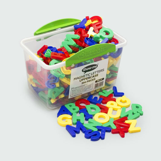 Show-me Magnetic Uppercase Letters - Tub of 286