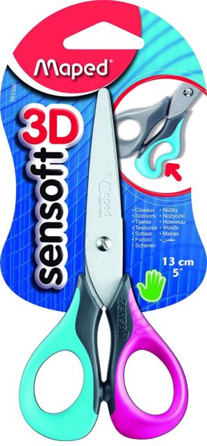 Maped Sensoft 3D Scissors Right Handed 13cm