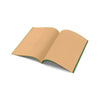 A4 - Project Book - 10mm Lined and Plain on Alternate Page Tinted (Green Cover)