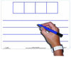 A4 Whiteboard Set Pen, Erasing Felt & Bag - Literacy