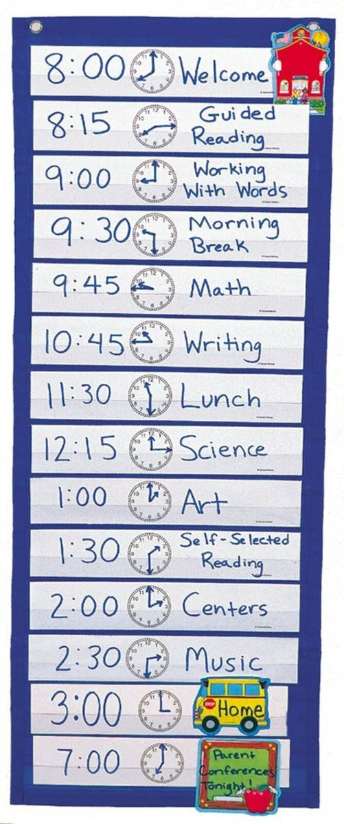 Daily Schedule Pocket Chart