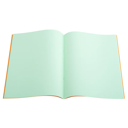 A4 - Plain Tinted Paper - Exercise Books (Orange Cover)